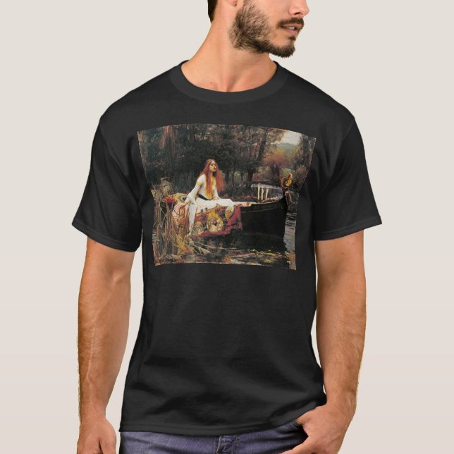 Camiseta La señora de Shalott de John William Waterhouse (Anverso)