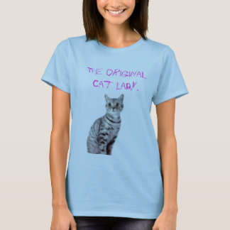 Camiseta La señora original del gato