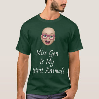 Camiseta La señorita Gen es mi familia de animal espiritual