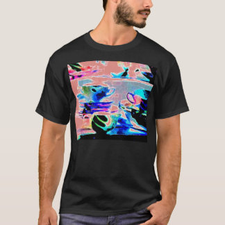 Camiseta La serenata sirve rosa rayado