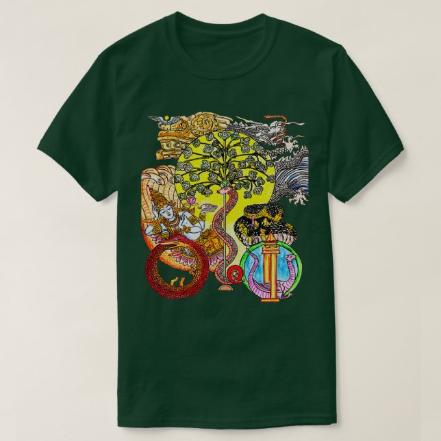 Camiseta La serpiente (2) (Diseño del anverso)