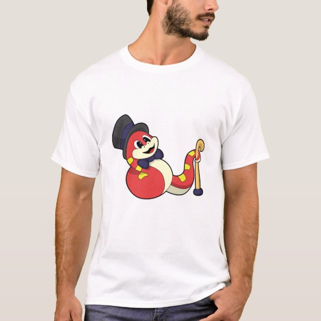 Camiseta La serpiente crece con el Gorra (Anverso)