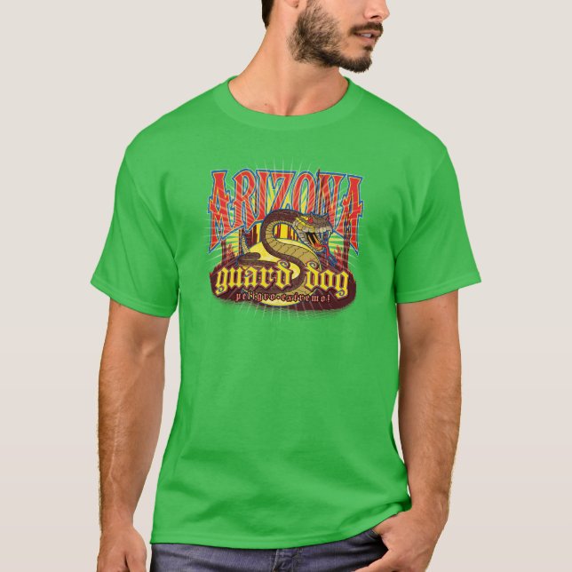 Camiseta La serpiente de Arizona en guardia (Anverso)