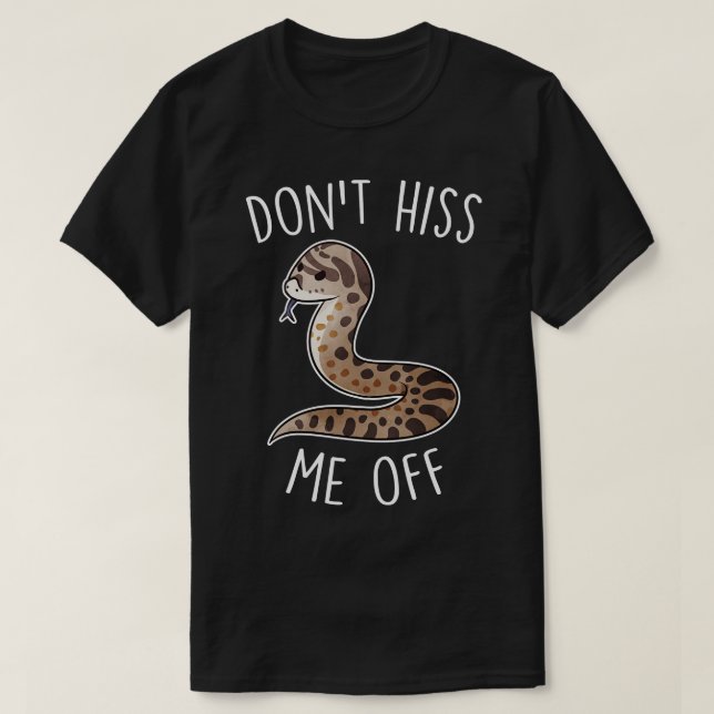 Camiseta La serpiente de Hognose No me sacude (Diseño del anverso)