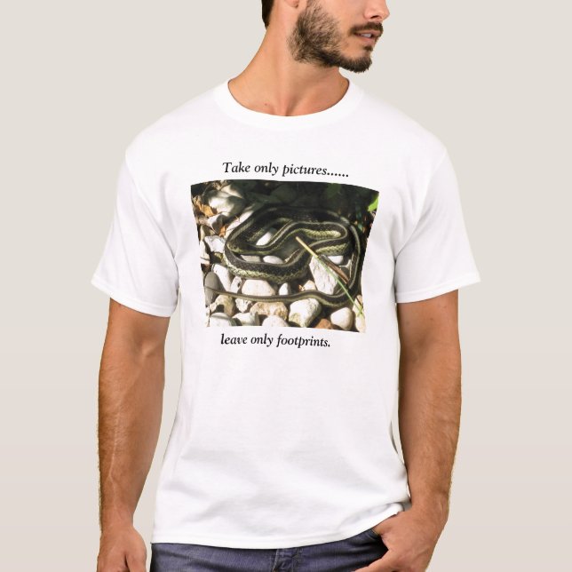 Camiseta La serpiente de liga toma solamente imágenes (Anverso)