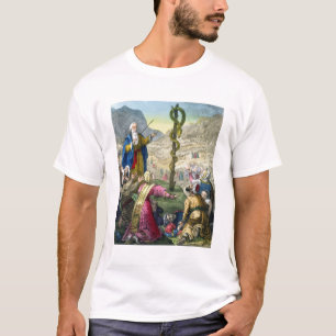 Camiseta La serpiente descarada, de una biblia impresa por