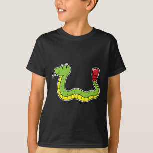 Camiseta La serpiente hace boxeo