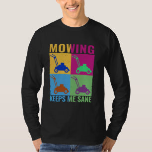 Camiseta La siembra me mantiene cuerdo y colorido césped qu