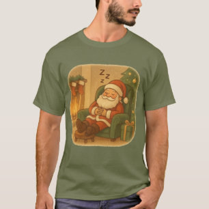 Camiseta La Siesta Navideña de Papá Noel