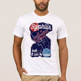 Camiseta La sífilis es una enfermedad peligrosa