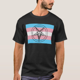 Camiseta La sigilia del orgullo transgénero Baphomet