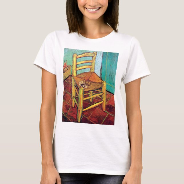 Camiseta La silla de Vincent con pipa (Anverso)