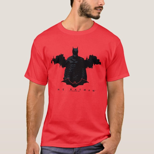 Camiseta La silueta de Batman Gotham (Anverso)