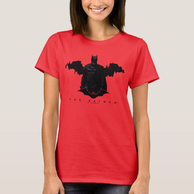 Camiseta La silueta de Batman Gotham (Anverso)