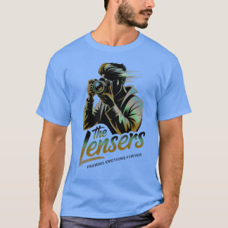 Camiseta La Silueta del Fotógrafo de Lensers | Enmarcando E