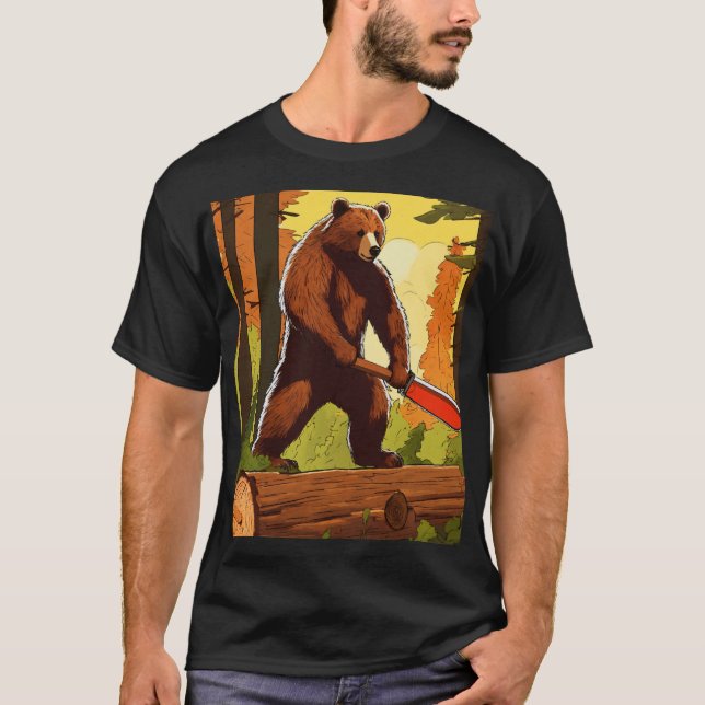 Camiseta La silueta icónica de un pan sencillo y rústico, (Anverso)