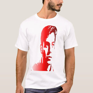 Camiseta La silueta roja es una imagen visualmente impactan