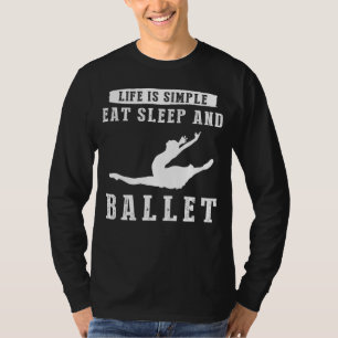 Camiseta La simplicidad en movimiento: la vida es simple: c