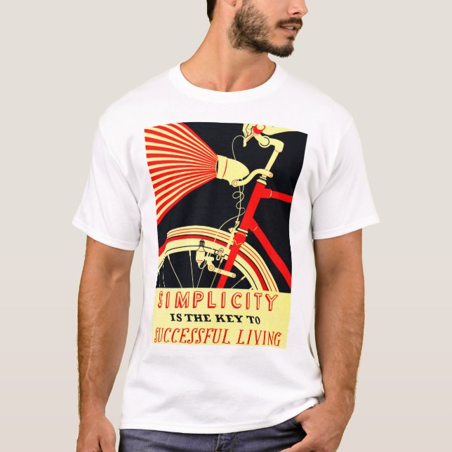 Camiseta La SIMPLICIDAD es la clave para el éxito de la vie (Anverso)