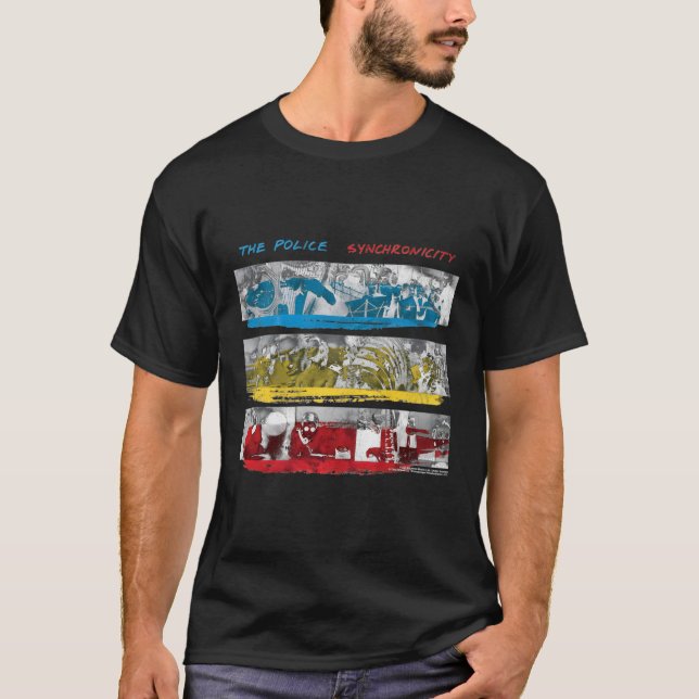 Camiseta La sincronicidad de la policía (Anverso)