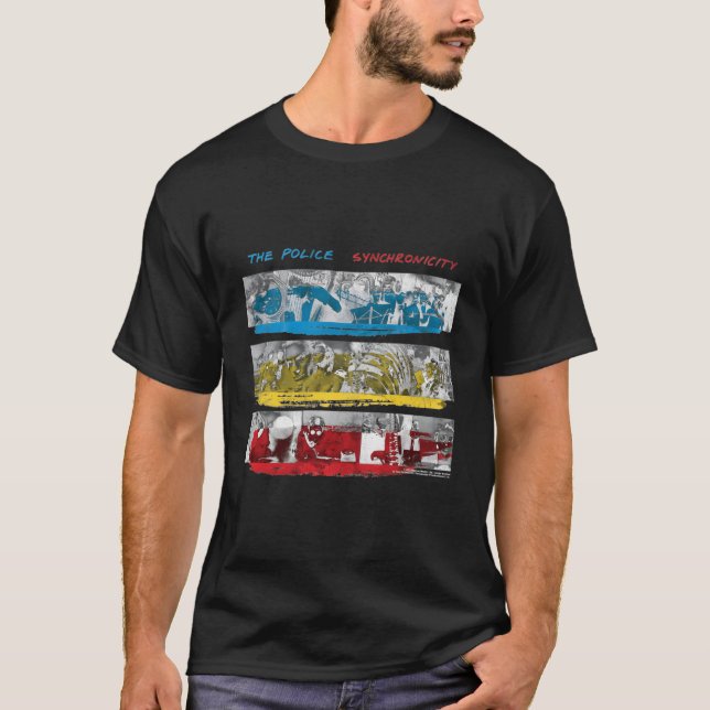 Camiseta La sincronicidad de la policía (Anverso)