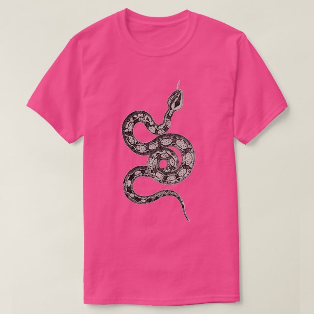 Camiseta La sinuosidad de la serpiente con su piel expuesta (Diseño del anverso)