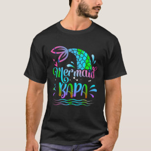 Camiseta La sirena Bapa Cute Sirena Cumpleaños Familia