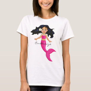 Camiseta La sirena de cola rosada Thunder_Cove