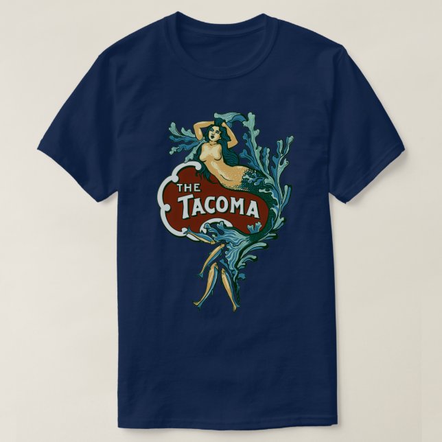 Camiseta La sirena de Tacoma (Diseño del anverso)