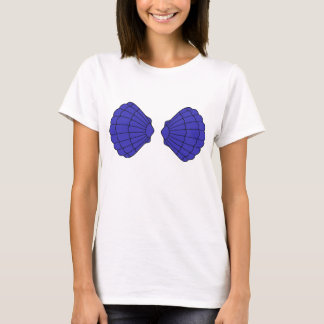 Camiseta La sirena descasca el azul