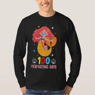 Camiseta La Sirena Enfrenta La Máscara Graciosa 100 Días De