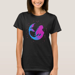 Camiseta La sirena madre madres Chica ama a las sirvientas 