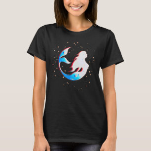 Camiseta La sirena madre madres Chica ama a las sirvientas 