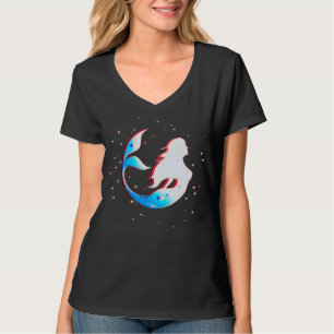 Camiseta La sirena madre madres Chica ama a las sirvientas 