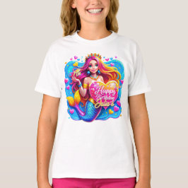 Camiseta La sirena mágica cumpleaños Delight, regalo de cum