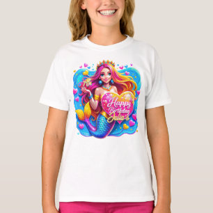 Camiseta La sirena mágica cumpleaños Delight, regalo de cum