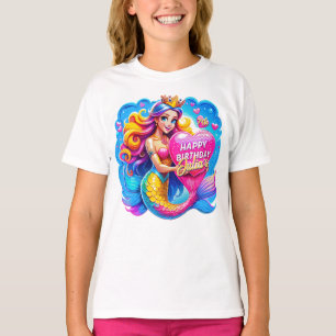 Camiseta La sirena mágica cumpleaños Delight, regalo de cum