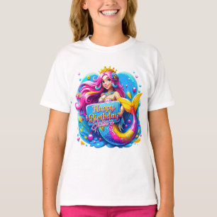 Camiseta La sirena mágica cumpleaños Delight, regalo de cum