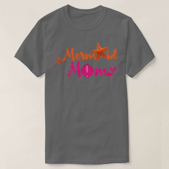 Camiseta La sirena mamá dura regalo de mamá (Diseño del anverso)