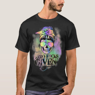 Camiseta La sirena mamá la vida desordenada Hair Bun gracio