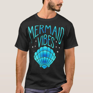 Camiseta La Sirenita Vibes Hermosa Sirena Lover Shells Rega