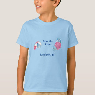 Camiseta La situación de la playa a orillas del mar