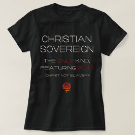 CAMISETA LA SOBERANÍA CRISTIANA LIBRE JESÚS CRISTIANIDAD