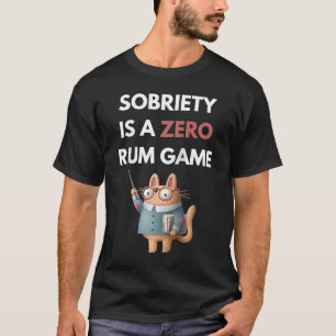 Camiseta La Sobriedad Es Un Juego De Cero Ron Pun De Recupe