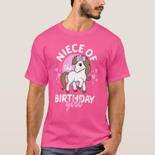 Camiseta La sobrina de la familia de los Chicas de cumpleañ
