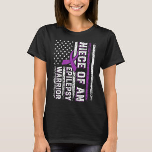 Camiseta La sobrina de un guerrero Epilepsia Apoyo a la cin