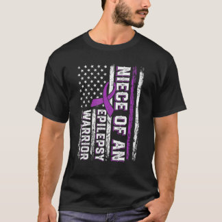 Camiseta La sobrina de un guerrero Epilepsia Apoyo a la cin