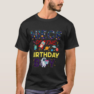 Camiseta La sobrina del astronauta de cumpleaños para Fami