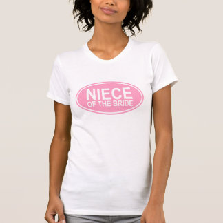 Camiseta La sobrina del Boda de la novia Rosa Óval