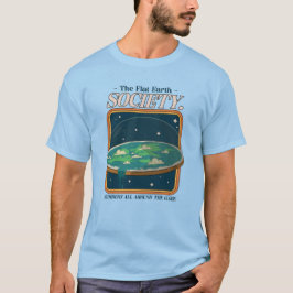 Camiseta La sociedad de la Tierra Plana